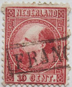Holandsko - razítkovaná známka katalogové číslo  8 II. - A