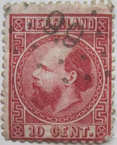 Holandsko - razítkovaná známka katalogové číslo  8 II. - C