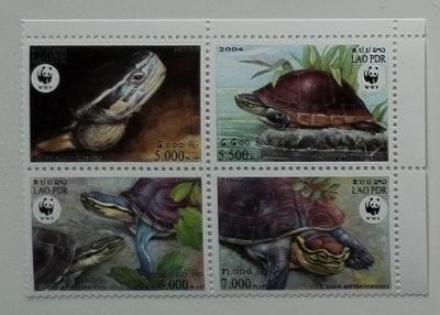 Laos 2004 Mi.1927-0 10€ Želvy a plazi Jihovýchodní Asie, WWF 