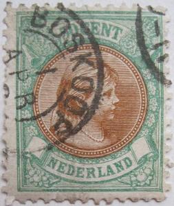 Holandsko - razítkovaná známka katalogové číslo  46 B