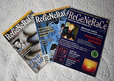 sada starších časopisů Regenerace
