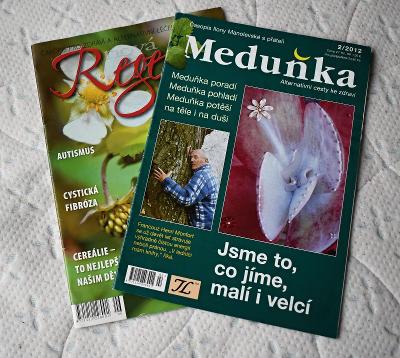 sada starších časopisů : Regena a Meduňka