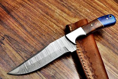 64/ Damaškový lovecky nůž. Rucni vyroba BOWIE