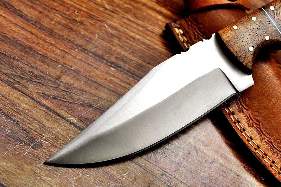 66/ Lovecky nůž. Nůž z vysoce uhlíkové oceli 1095. BOWIE - Vojenské sběratelské předměty