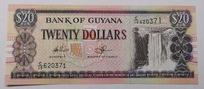 20 Dollars 1996 Guyana, stav UNC