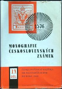 Monografia československých známok 13. diel - ČESKÁ PEČIATKY DO R. 1918 - Zberateľstvo