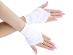 NOVÉ Dámske biele rukavice plesové spoločenské návleky veľ. XS - Dámske oblečenie