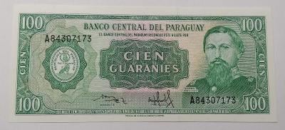 100 Guaraníes 1982 Paraguay, stav UNC