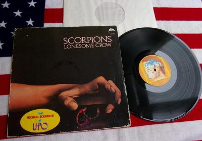 ⭐️ LP: SCORPIONS - LONESOME CROW, deska top stav! DEBUT ALBUM, Germany
