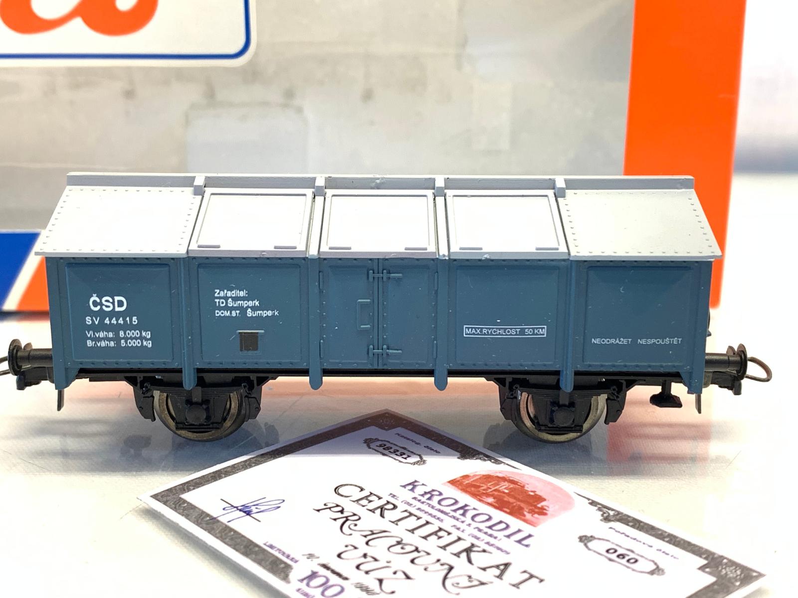 H0 ČSD Krokodíl/roco AC, SV 44415, TD Šumperk, 4.ep. - nový, orig. box - Modelové železnice