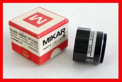 MIKAR S 4,5/55 PZO objektiv pro zvětšovák M42 (KROKUS)