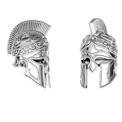 Stříbrný přívěšek 925/1000 Sparťanská helma 
