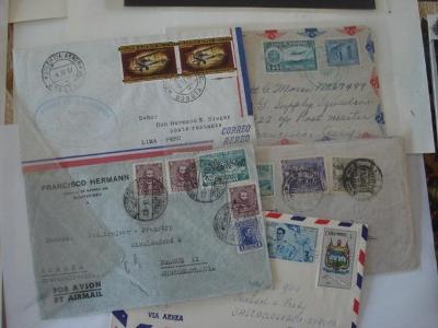 6 x dopis letecky Jižní Amerika - pěkné