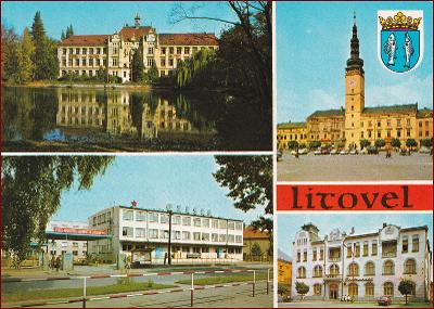 Litovel * erb, heraldika, části města, okénková * Olomouc * B558