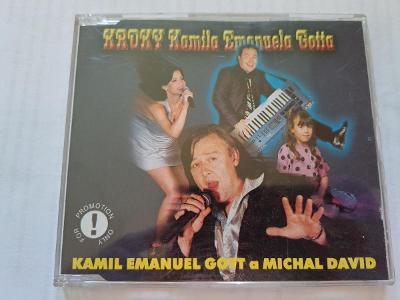 Originálne CD maxi single - KAMIL EMANUEL GOTT A MICHAL DAVID - TOP STAV