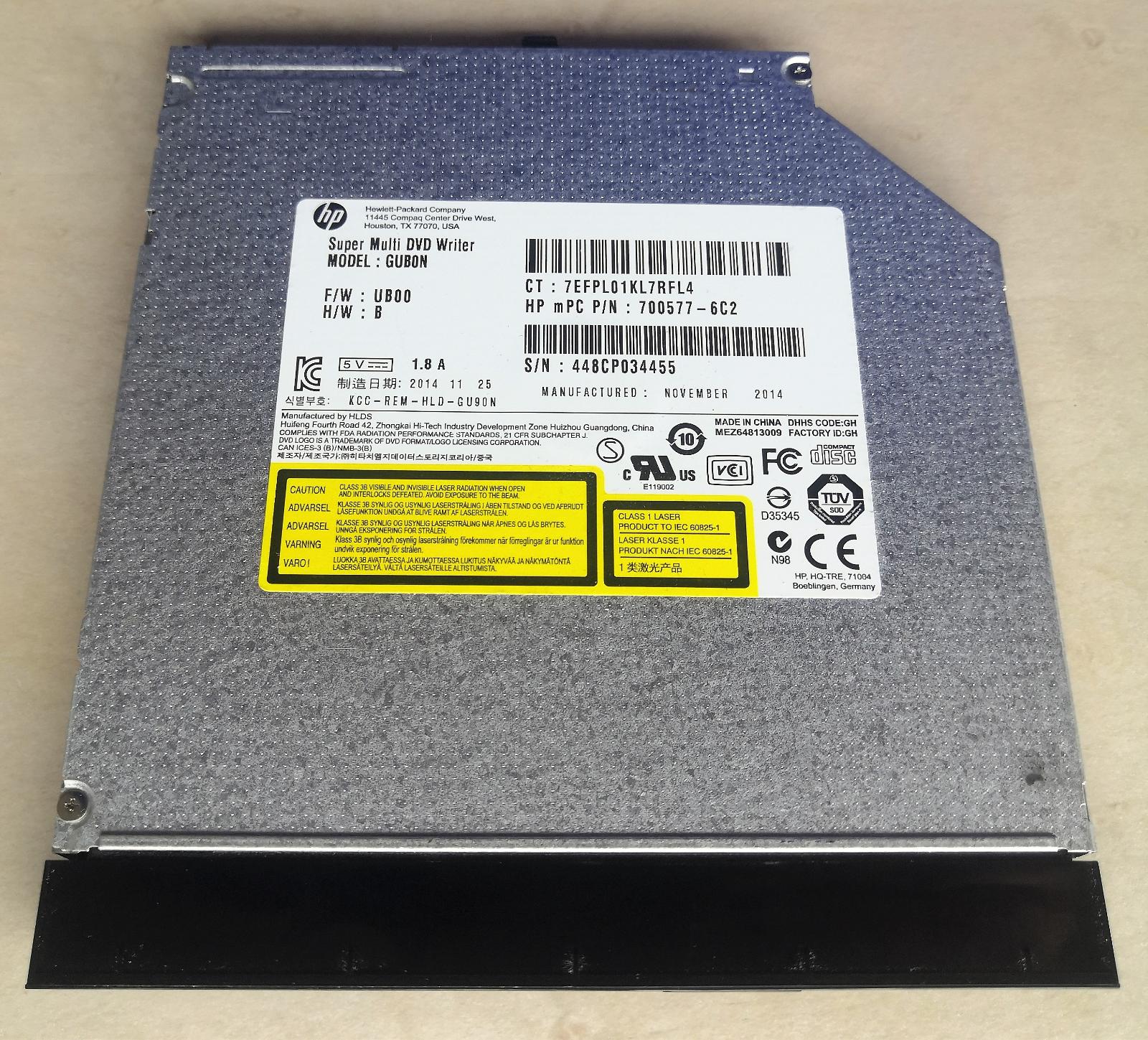 HP 15-r161nc - DVDRW mechanika (HP 250 G3/G4), 750636-001, 700577-6c2 - Notebooky, príslušenstvo