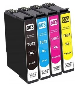 EPSON T603 XL multipack - kompatibilní sada - 4ks barev, s čipem