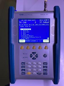 KWS varos 107 - profi měřící prístroj pro DVB-T/T2, DVB-C, Docsis 3.0