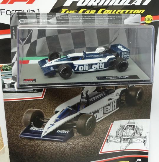 1/43 Altaya 1986 Formula 1 Riccardo Patrese Brabham BT55 #7 Car Model 