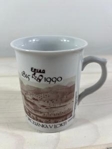 Starý retro hrnek porcelánový hrnek EPIAG - porcelánka Loket - ČSR