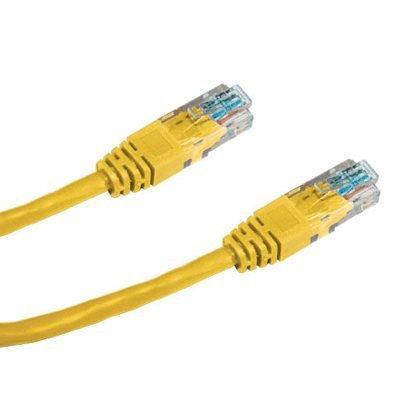 UTP Cat5E patch kabel 1m žlutý - 13 kusů sada