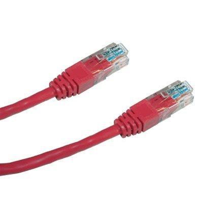 UTP Cat5E patch kabel 1m červený - 15 kusů sada