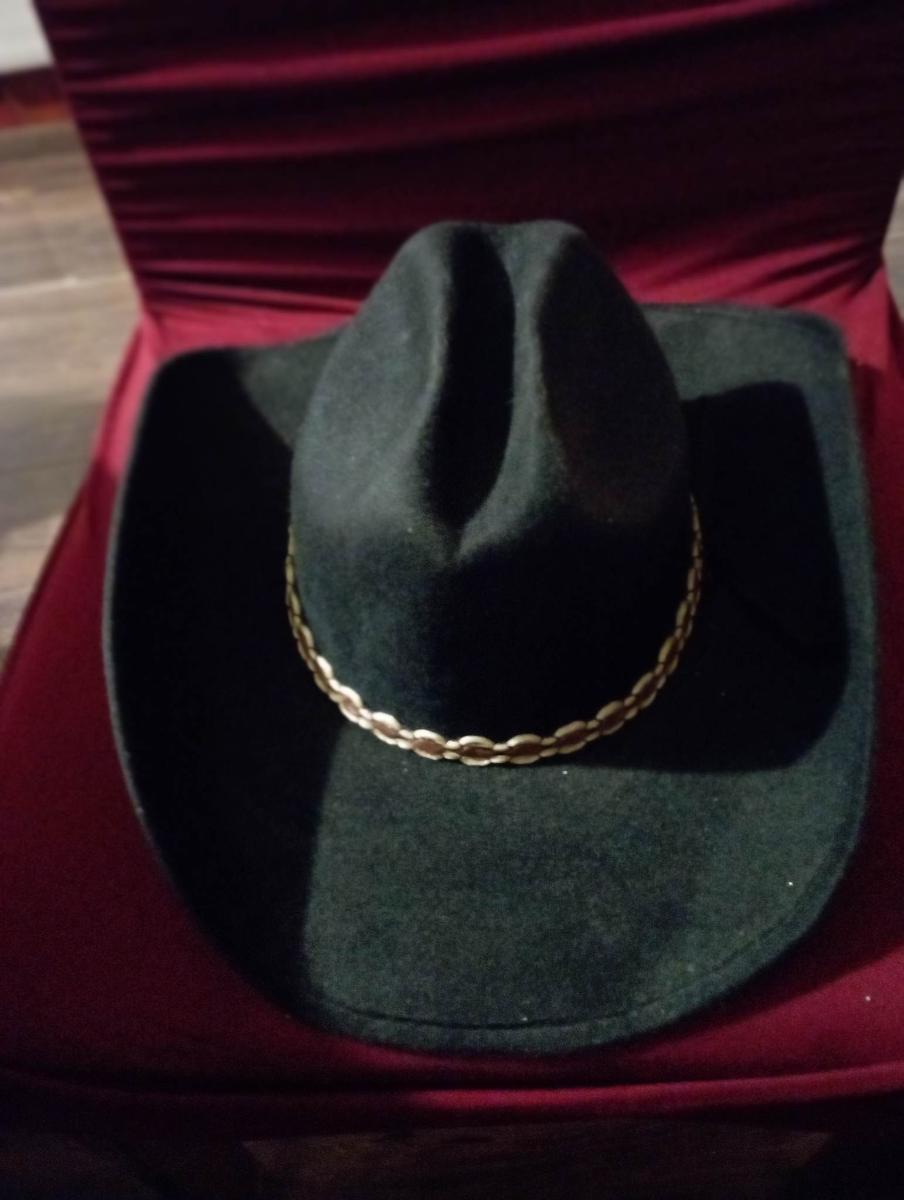 Pánsky originál kovbojský klobúk z DALAS čierna vlnená plsť dovoz USA - Módne doplnky