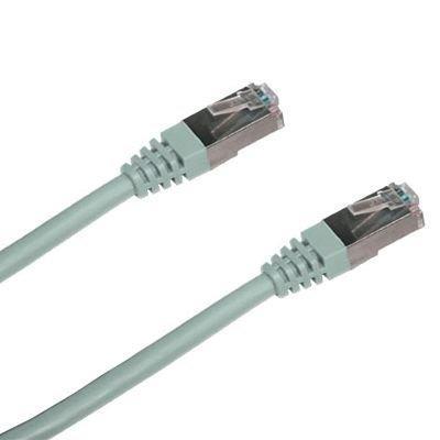 STP Cat5E patch kabel 5m šedý stíněný - 11 kusů sada