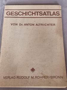 atlas pro německé školy v Československé republice z roku 1937