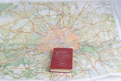 Plan de Paris. Mapa, průvodce 1967.