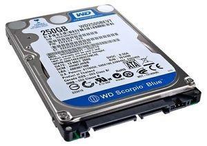 Notebookový disk Western Digital WD2500BEVT 250 GB 2,5" SATA