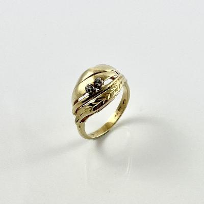 Prsten zlatý 4,81 g Au (585/1000) Ev. č. 375