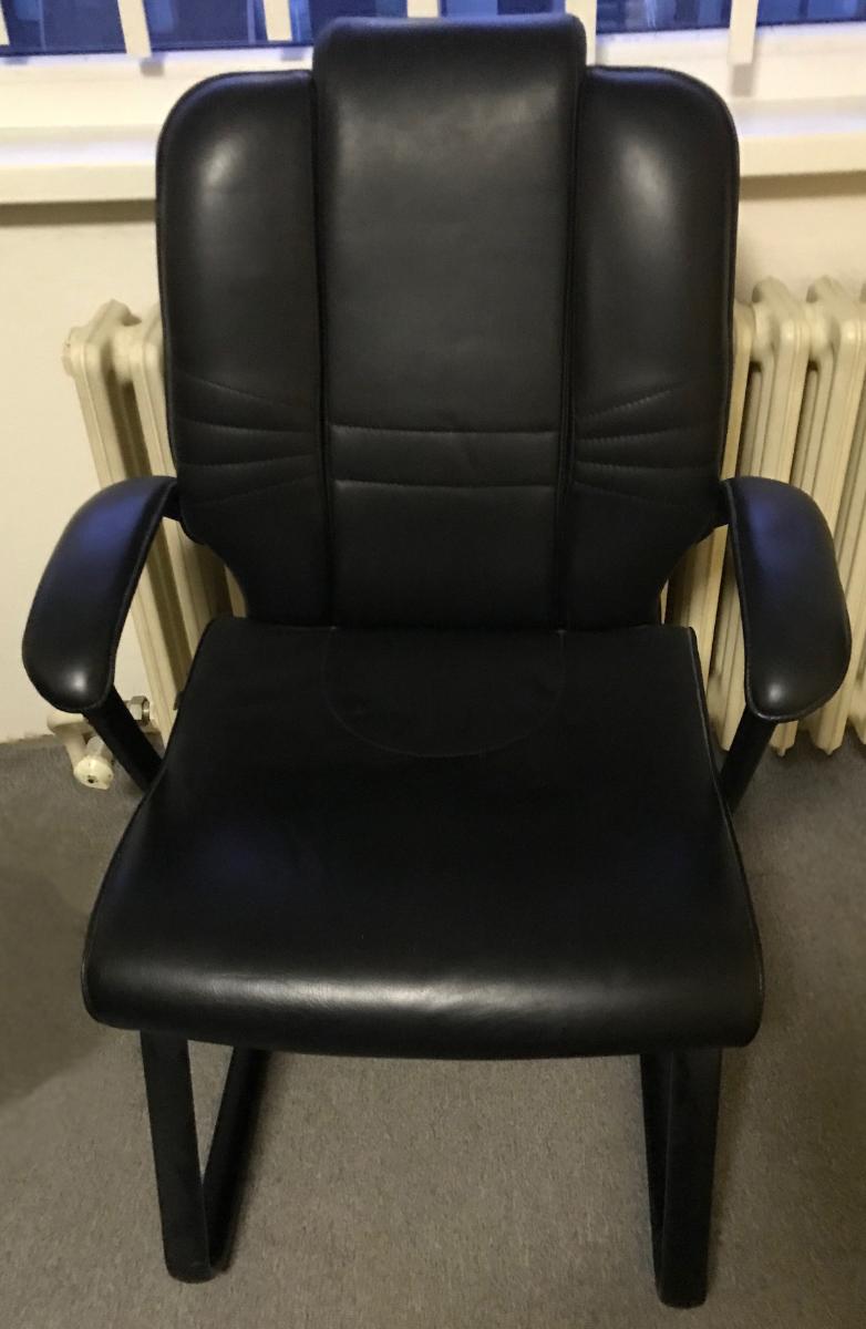 Luxusná kožená stolička - Nábytok