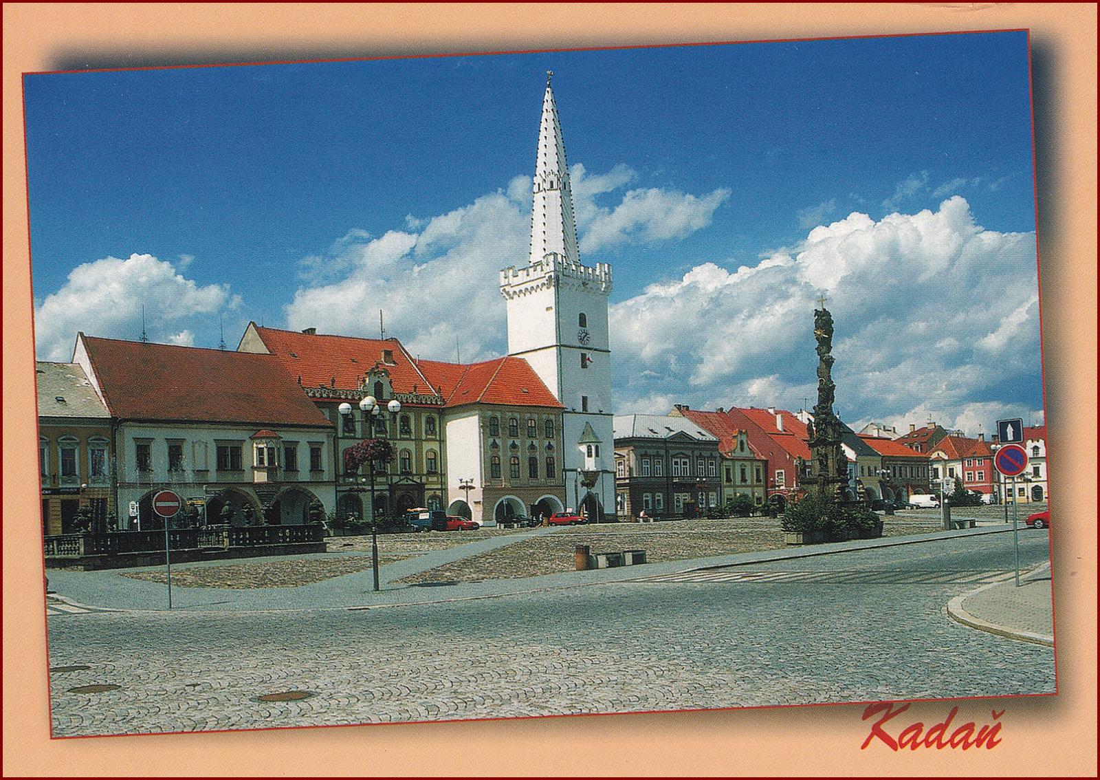 Kadaň * budova radnice, náměstí, část města * Chomutov * B009 - Pohlednice místopis