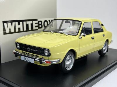 Škoda 105L - světlá žlutá - WhiteBox 1/24 - WB124163