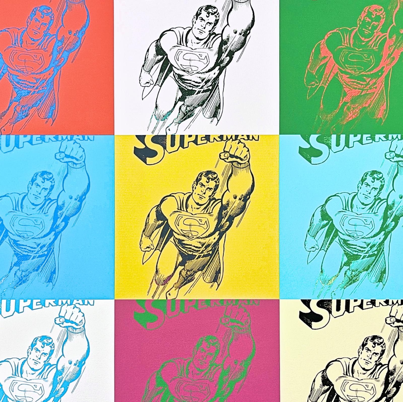 ANDY WARHOL - "SUPERMAN" - CERTIFIKACE, SIGNOVÁNO, 192/2400, CMOA - Výtvarné umění