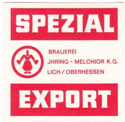 PT etiketa (nálepka) - Licher Brauerei Ihring-Melchior (Německo) - 2ks