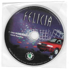 Škoda Felicia (1998), multimediální a reklamní CD - RARITA !!!