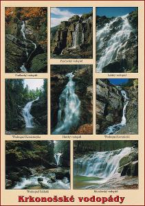 Krkonoše * vodopády, Pančavský, Pudlavský, Huťský, okénková * B478