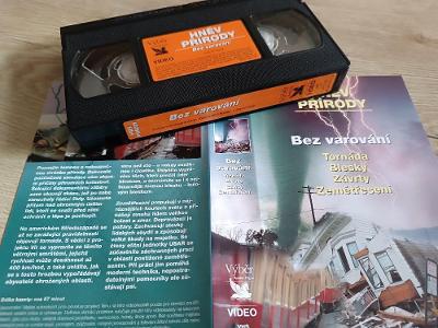 VHS kazeta / Hněv přírody - Bez varování ( bez obalu )