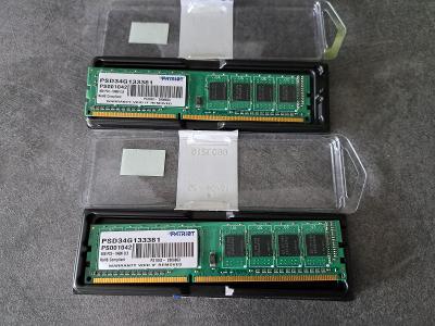 2ks - Operační paměť Patriot 4GB DDR3 1333MHz CL9