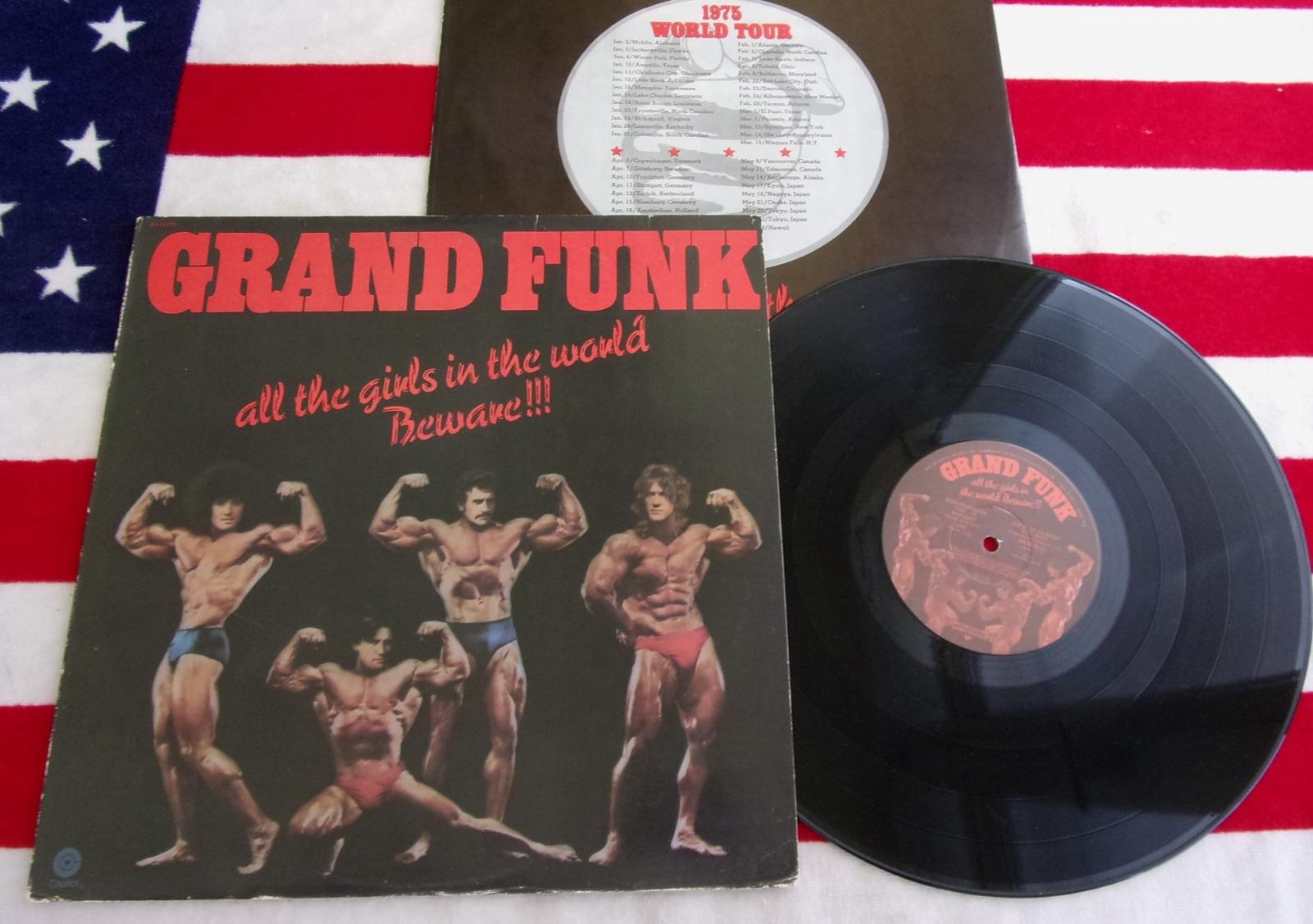 ⭐️ LP: GRAND FUNK - ALL THE GIRLS IN THE WORLD... Plakat 1press USA'74 - LP / Vinylové desky