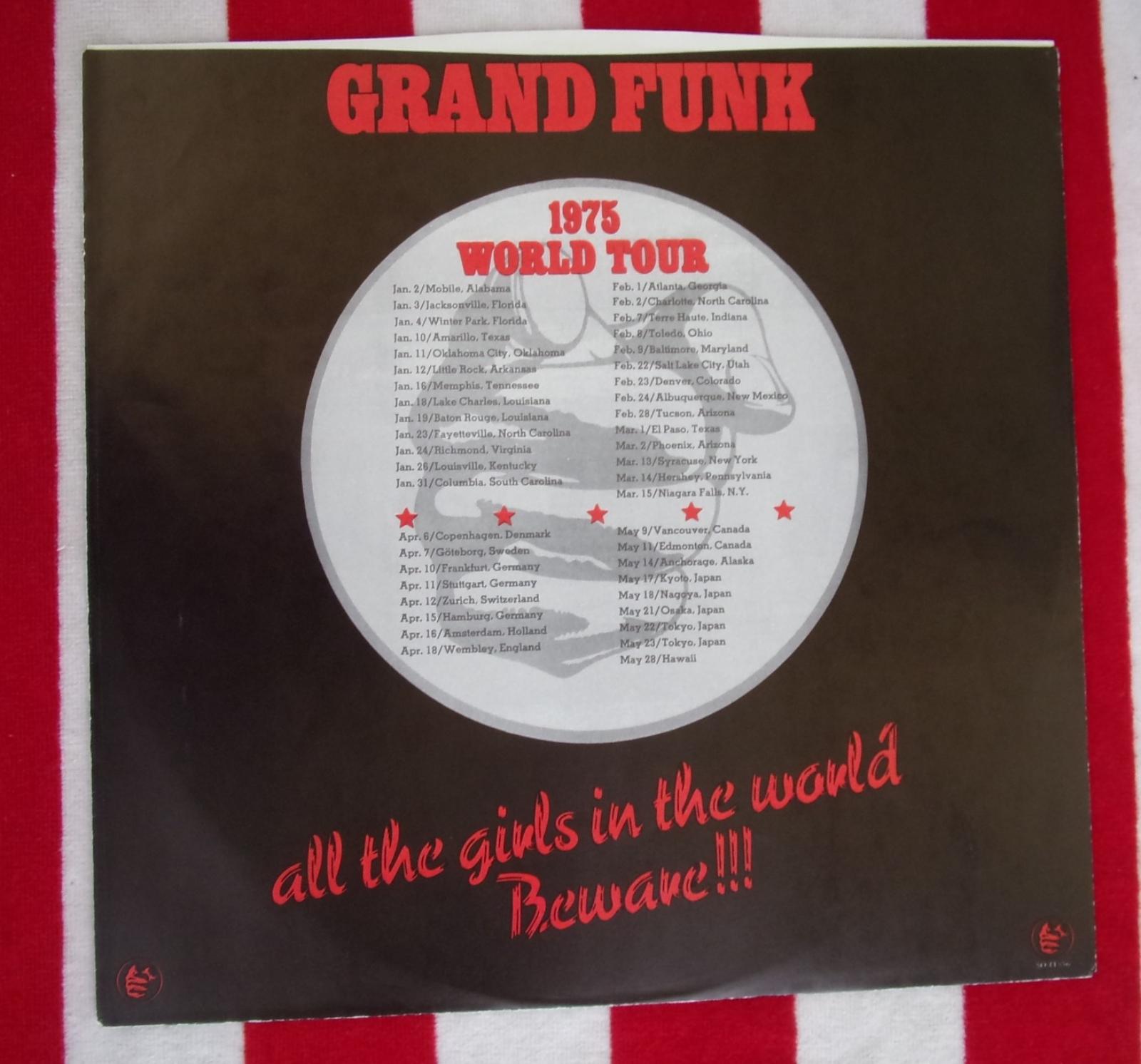 ⭐️ LP: GRAND FUNK - ALL THE GIRLS IN THE WORLD... Plakat 1press USA'74 - LP / Vinylové desky