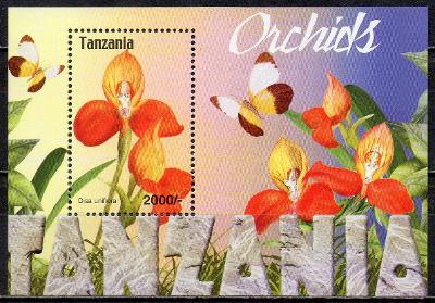 Tanzánie-Orchideje 2004** Mi.Bl.560 / 5 €