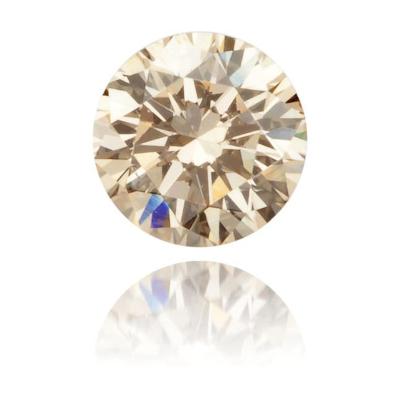 2ks Přírodní Diamant Fancy světle oranžovohnědý VVS-SI