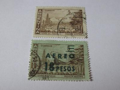 Známky Argentina 1959, Krajiny - Petrochemický průmysl