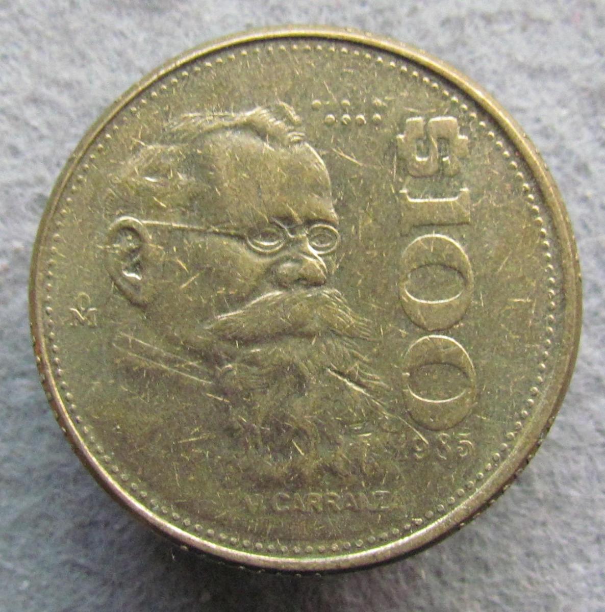 Mexiko 100 pesos 1985    - Numismatika