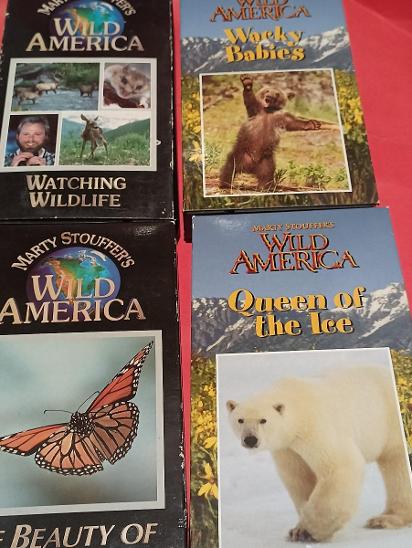 VHS sada 4 ks Wild America příroda (česky) - Film
