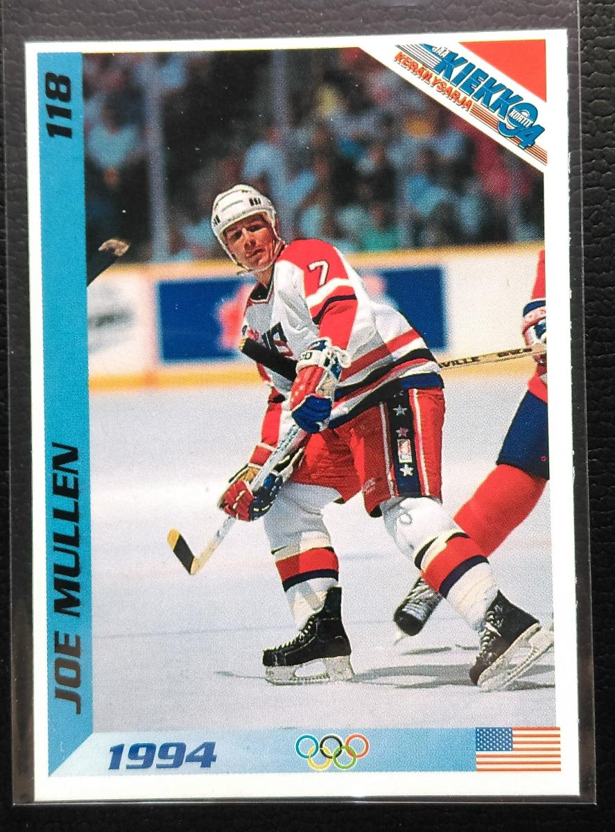 1994 Semic Kiekko USA #118 Joe Mullen *horší stav - Hokejové karty