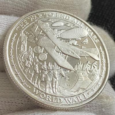 🇺🇸  1oz 999AG ❗️ 1 Světová válka - vlastenec  ❗️ stříbrná mince 